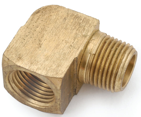 Anderson Metals 756116-04 1/4-Inch Low Lead Brass 90-Degree Angle Street Elbow