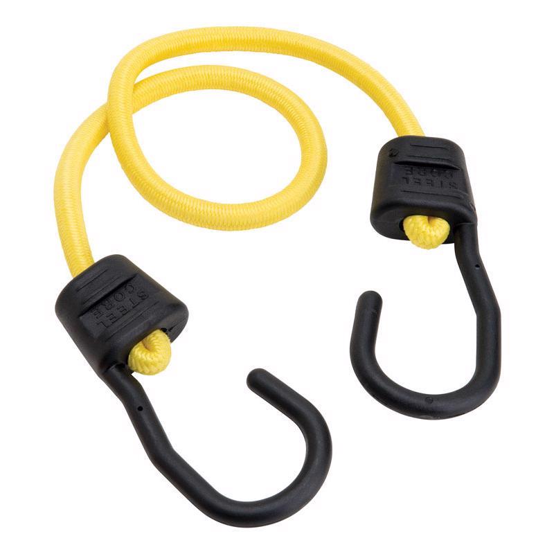 Hampton Products International Keeper Ultra Yellow Bungee Cord 24 in. L x 0.374 in. 1 pk - Case of: 10; Each Pack Qty: 110
