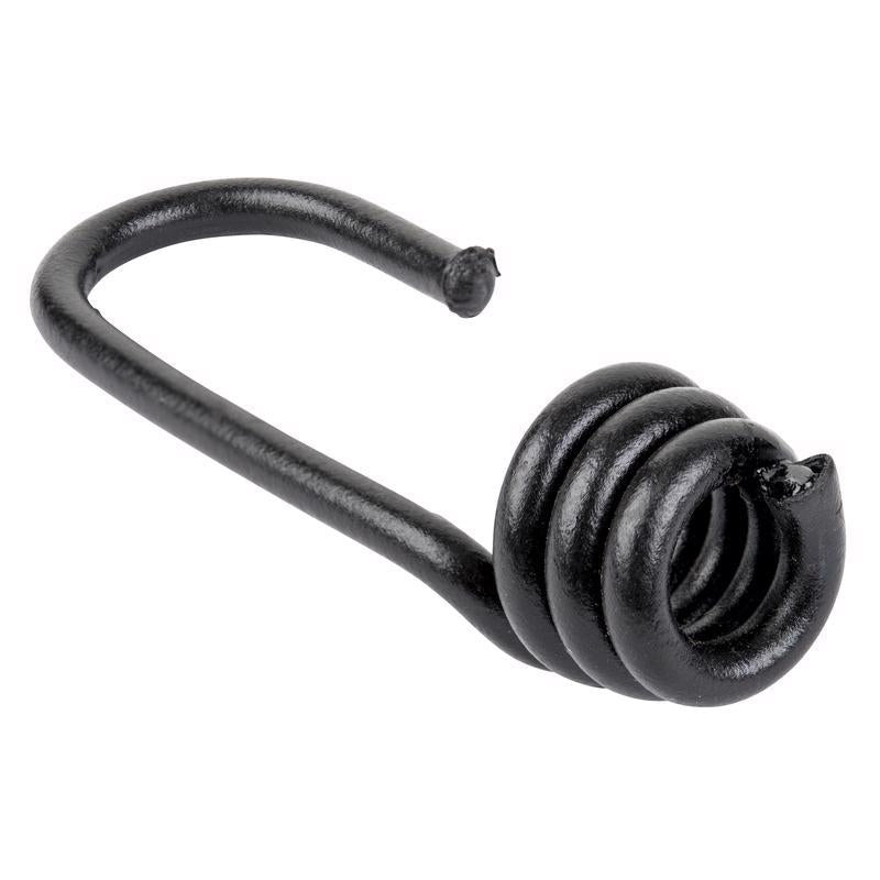 KEEPER 06457 Vinyl Coated Steel Bungee Hooks for Cord Size 5/16"-3/8", 4 Pack