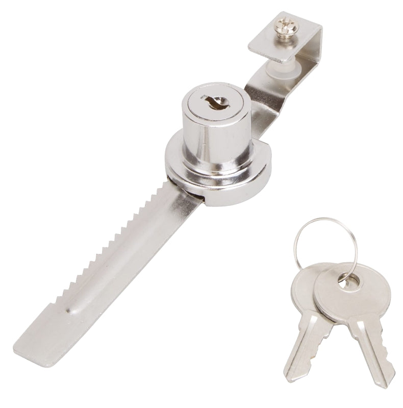 TOOLBASIX 6298343-3L Showcase Lock, 1/4-Inch, Chrome Plated Finish