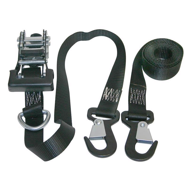Keeper 05741 Power Sports Extreme 8' x 1-1/4" Ratchet Tie-Down, 2 Pack