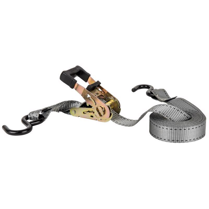 Keeper 8871915 15 ft. L x 500 lbs Tie Down Strap44; Gray - Pack of 4