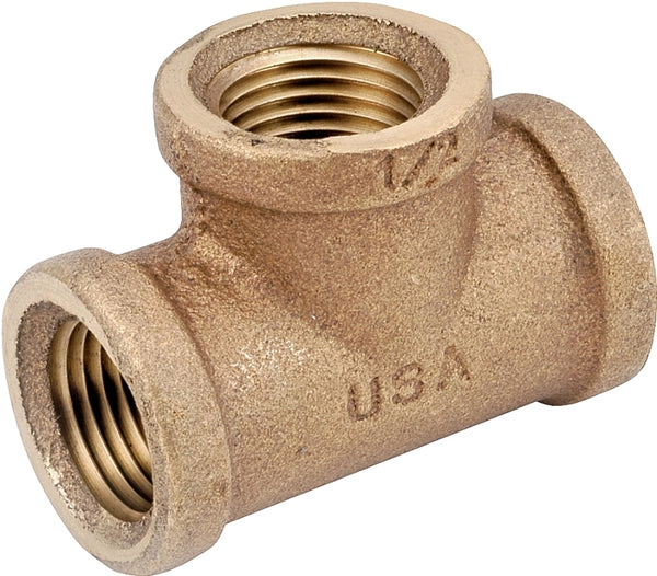 Anderson Metals 738101-16 1-Inch Low Lead Tee, Brass