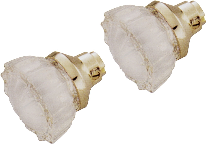 TOOLBASIX 7296510-3L Door Knob Set, Glass Crystal