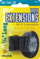Victor ABS Plastic 60 psi Tire Valve Extension 22-5-00711-V (6-Pack)