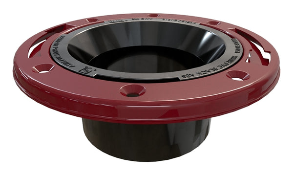 Oatey 3 in. or 4 in. ABS Closet Flange with Metal Ring without Test Cap 43512