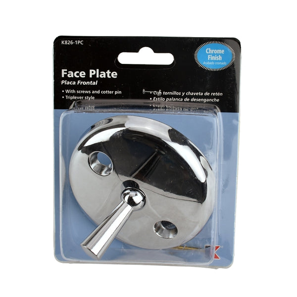 Plumb Pak K826-1PC Face Plate, Polished Chrome