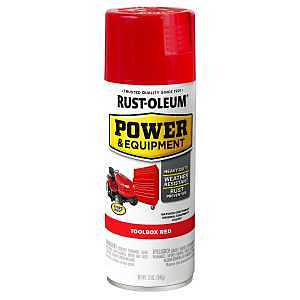 Rust-Oleum 350444 Farm & Implement Spray Paint, 12 oz, Toolbox Red, (Pack of 1)