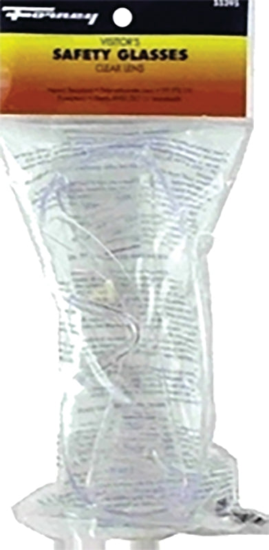 Forney 55295 Safety Glasses, Visitors, Clear