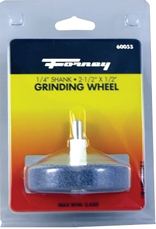 Forney 60055 Mounted Grinding Stone with 1/4-Inch Shank, 2-1/2-Inch-by-1/2-Inch