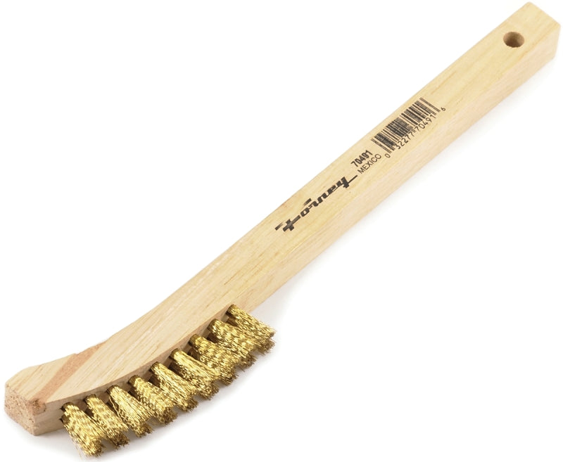 Forney 70491 Wire Scratch Brush, Brass