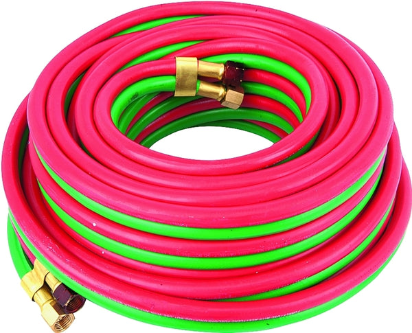 Forney 86145 Oxygen Acetylene Hose, R-Grade, 1/4-Inch-by-25-Feet