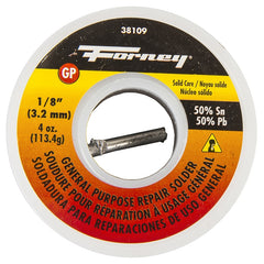 Forney Solder Solid 1/8", 4 oz. 38109