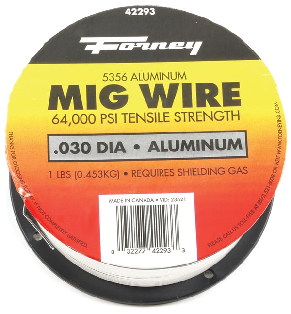 Forney 42293 Mig Wire, Aluminum Alloy ER5356.030-Diameter, 1-Pound Spool