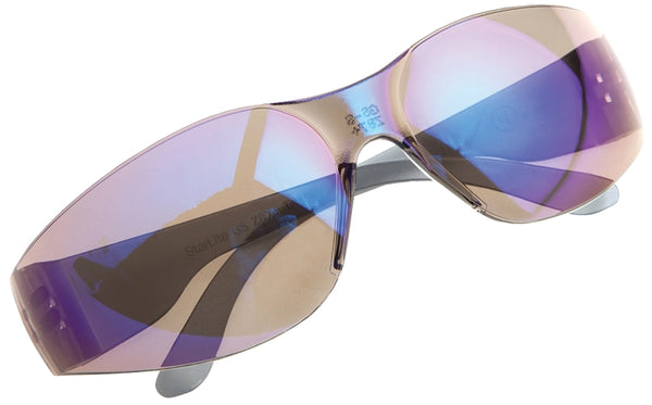 Forney 55338 Safety Glasses, Starlite, Blue Mirror