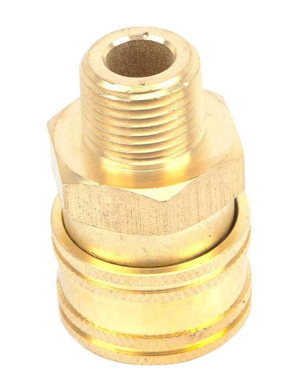 Forney 75128 Pressure Washer Accessories, Quick Coupler Male Socket, 3/8-Inch Male NPT, 4,200 PSI