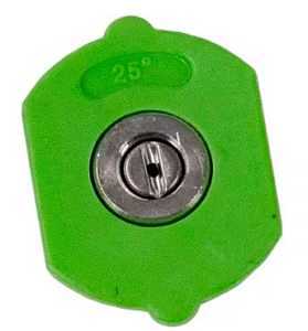 Forney 75158 High Pressure Nozzle, 25 Degrees, 3.0 Orifice, Green