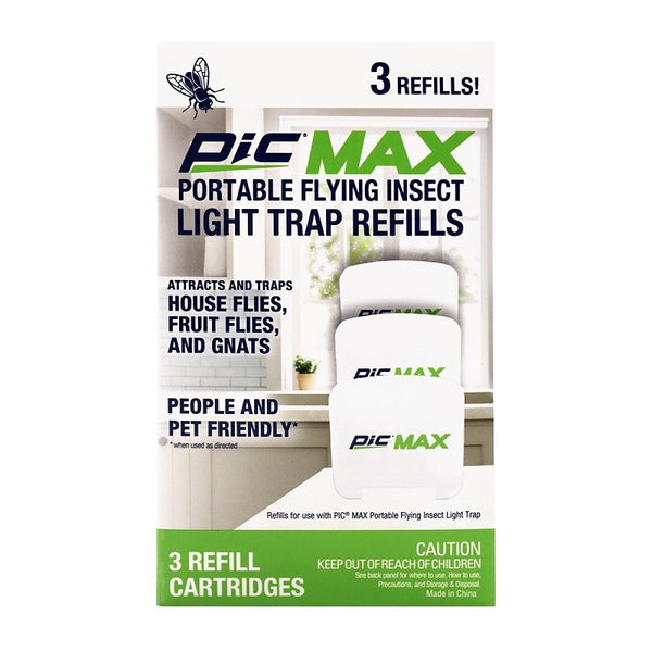 PIC Flying Insect Dual Portable Plug in Trap Parent (3 Refill Cartridges) Pic-Fit-Max-Ref