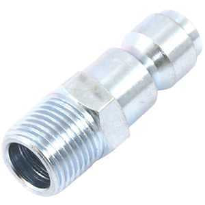 Forney 75306 Air Fitting Plug, Tru-Flate Style, 3/8-Inch-by-3/8-Inch Male NPT