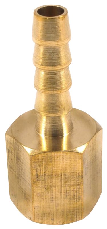 Forney 75362 Brass Fitting, Barbed Hose End, 1/4-Inch Barbed Hose End-by-1/4-Inch Female NPT Hose End