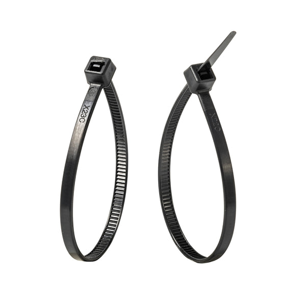GB Gardner Bender 46-206UVB 6" Black Nylon Cable Tie Pack 100 Count