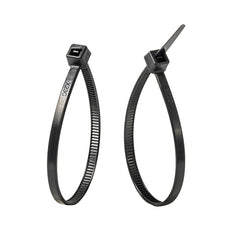 GB Gardner Bender 46-206UVB 6" Black Nylon Cable Tie Pack 100 Count
