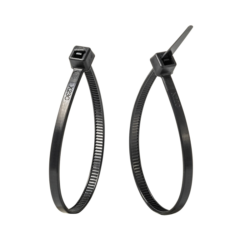 GB Gardner Bender 46-206UVB 6" Black Nylon Cable Tie Pack 100 Count