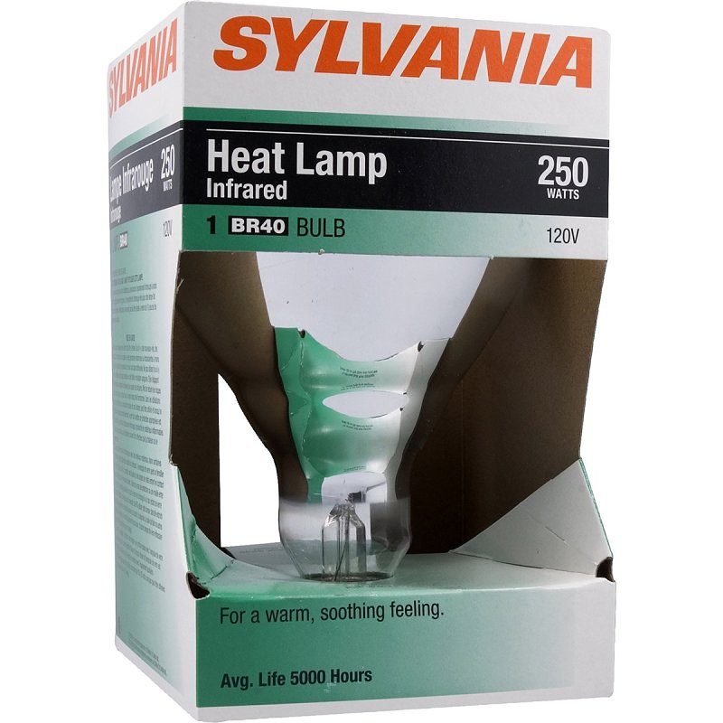 Sylvania LAMP REFLEC Heat CLR BR40 250W 14664