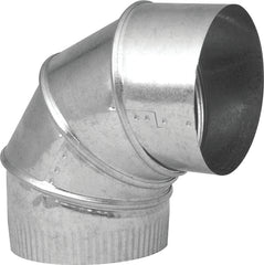 United States Hdw Imperial Manufacturing 6 in. Dia. x 6 in. Dia. Adjustable 90 deg. Galvanized Steel Elbow Exhaust GV0293-C