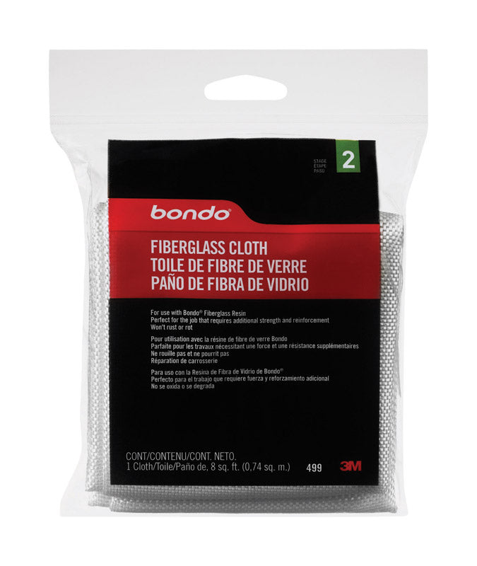 3M Bondo 499 Fiberglass Cloth, 8' x 8' New