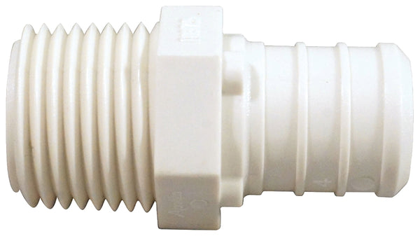 Apollo PXPAM34125PK Hose Adapter, 3/4" x 1/2" Barb x MPT Poly Alloy