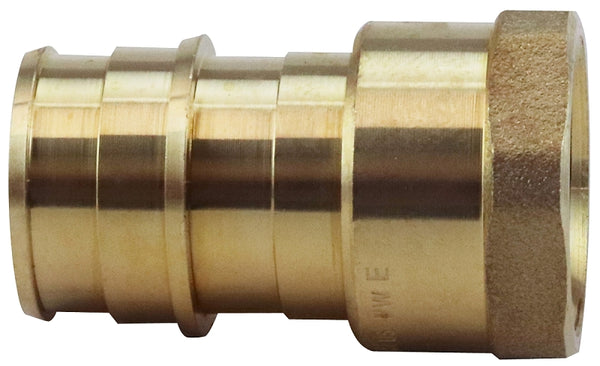 The Mosack Group Inc Apollo PEX-A 3/4 in. Barb T X 1/2 in. D FNPT Brass Adapter - Total Qty: 25 EPXFA3412 (25-Pack)