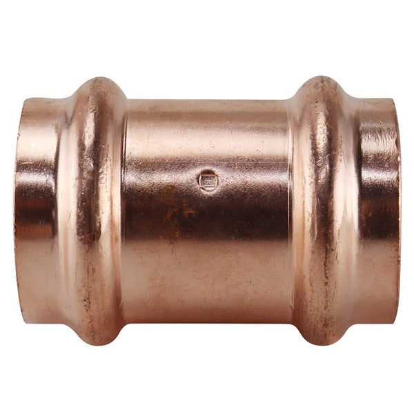 1 in. Copper Press x Press Pressure Coupling with Dimple Stop XPRC1
