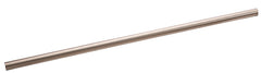  3/4 in width and 3/4 in height for bathroom; includes brushed nickel finish."