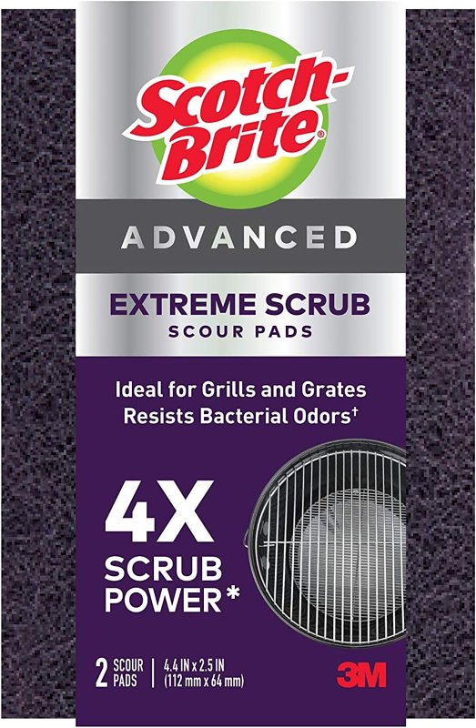Scotch-Brite Extreme Scrub Scour Pad, 2 Pads 77222-R