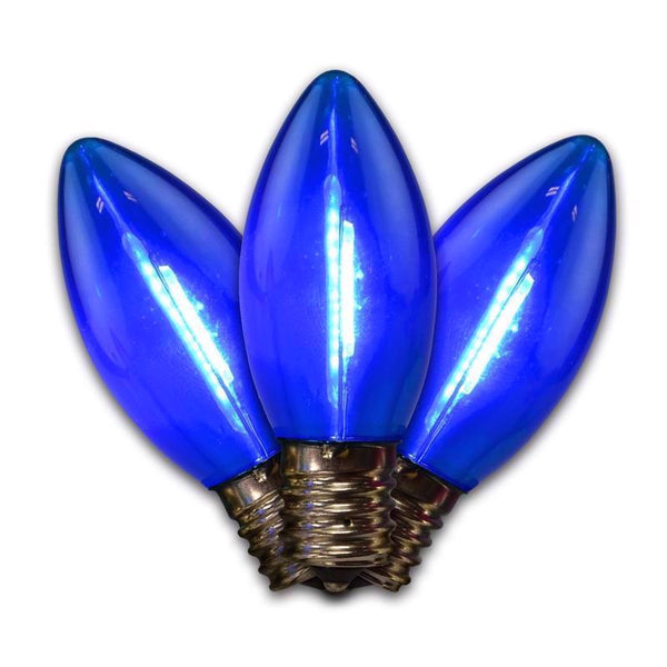 Holiday Bright Lights LED SM TRAN C9 BLU25PK BU25FLDSC9-TBLA