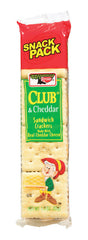 Keebler Sandwich Cracker, Club & Cheddar, 8 Cracker Snack Pack, 12/Box 432869 (12-Pack)