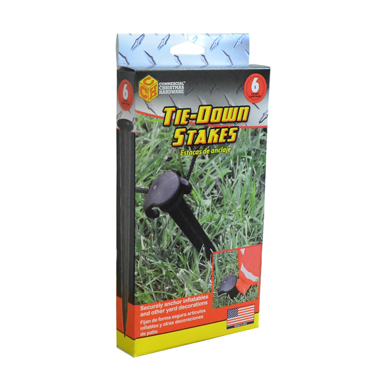 Adams 5560-99-5635 Tie Down Stakes, Black