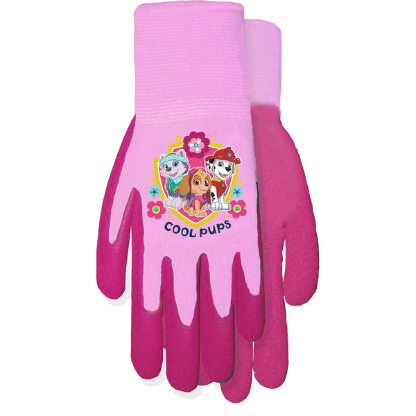 Midwest Quality Gloves Nickelodeon Paw Patrol Girls Kids Garden Gripper Glove, PWG100T, Toddler, 2 Count (Pack of 1) color may vary