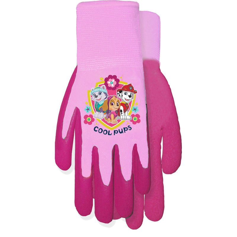 Midwest Quality Gloves Nickelodeon Paw Patrol Girls Kids Garden Gripper Glove, PWG100T, Toddler, 2 Count (Pack of 1) color may vary