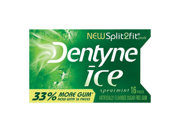Dentyne Ice, Spearmint, 16 Pieces Sugarless Gum (9 Count) 113764