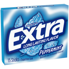 Wrigleys Extra Peppermint, 15-Count (Pack of 10) 487031