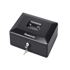 Master Lock CB12ENGHRO Sentry Safe Keyed Cash Box, Black