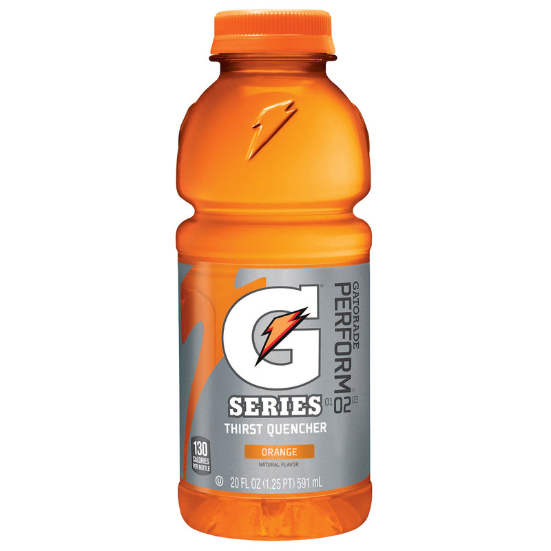Gatorade Sports Drink, Orange, 20 oz. Plastic Bottles, 24/Carton (24-Pack)