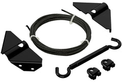 National Hardware N166-004 Anti-Sag Gate Kit, Steel, Black