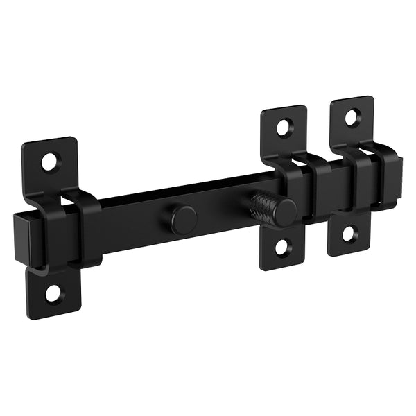 National Hardware N166-033 7.8-in Industrial Black Gate Latch