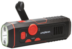 Dorcy LG38-60675-RED Crank Radio Light, Black/Red