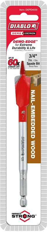 Freud-Diablo DB Spade BIT DEMODEMON 3/4 X 6 DSPD4030