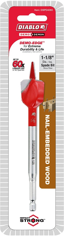 Freud-Diablo DB Spade BIT DEMOD 1-1/8 X 6 DSPD4060