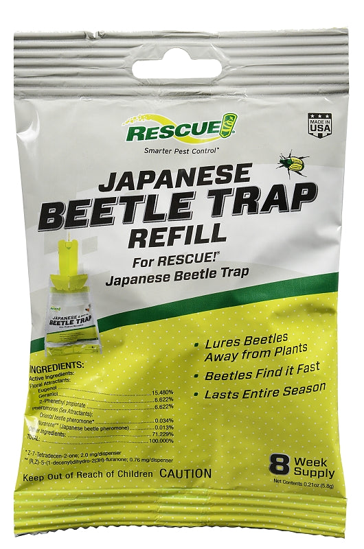 Japanese Beetle Trap Refill Lure - for RESCUE! Japanese Beetle Traps - 1 Pack JBTR-DB12